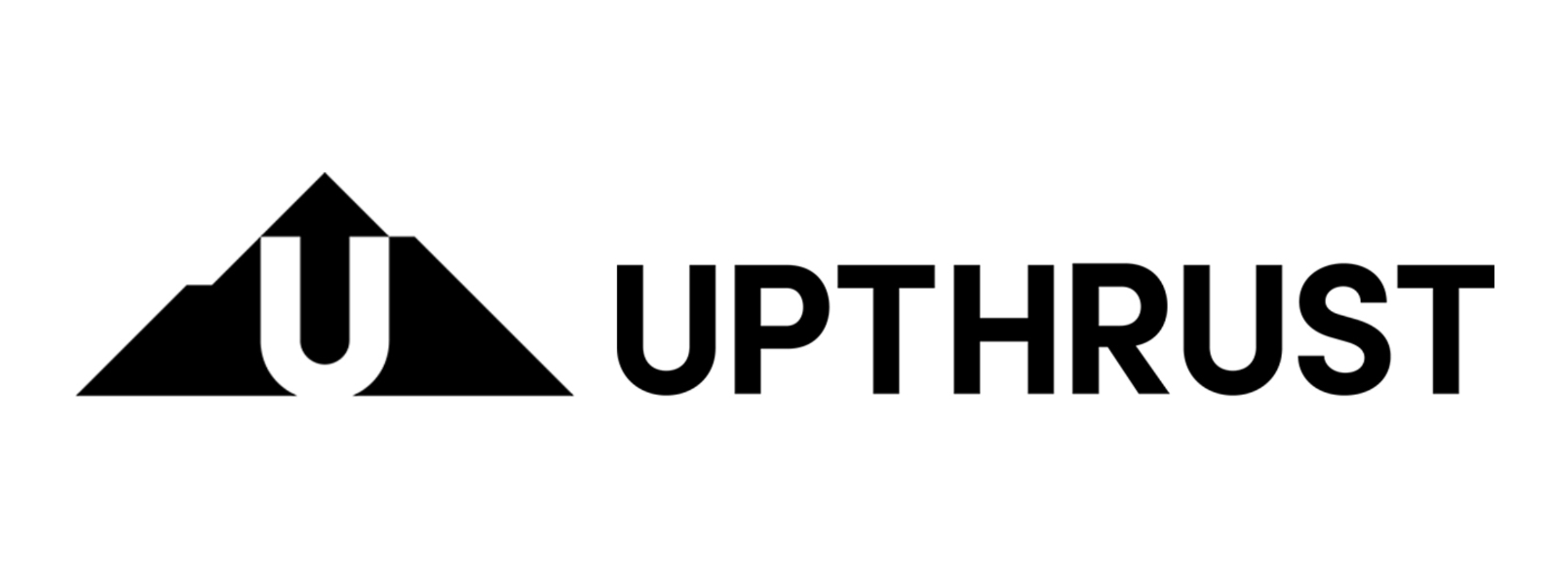 Upthrust Logo Black Long
